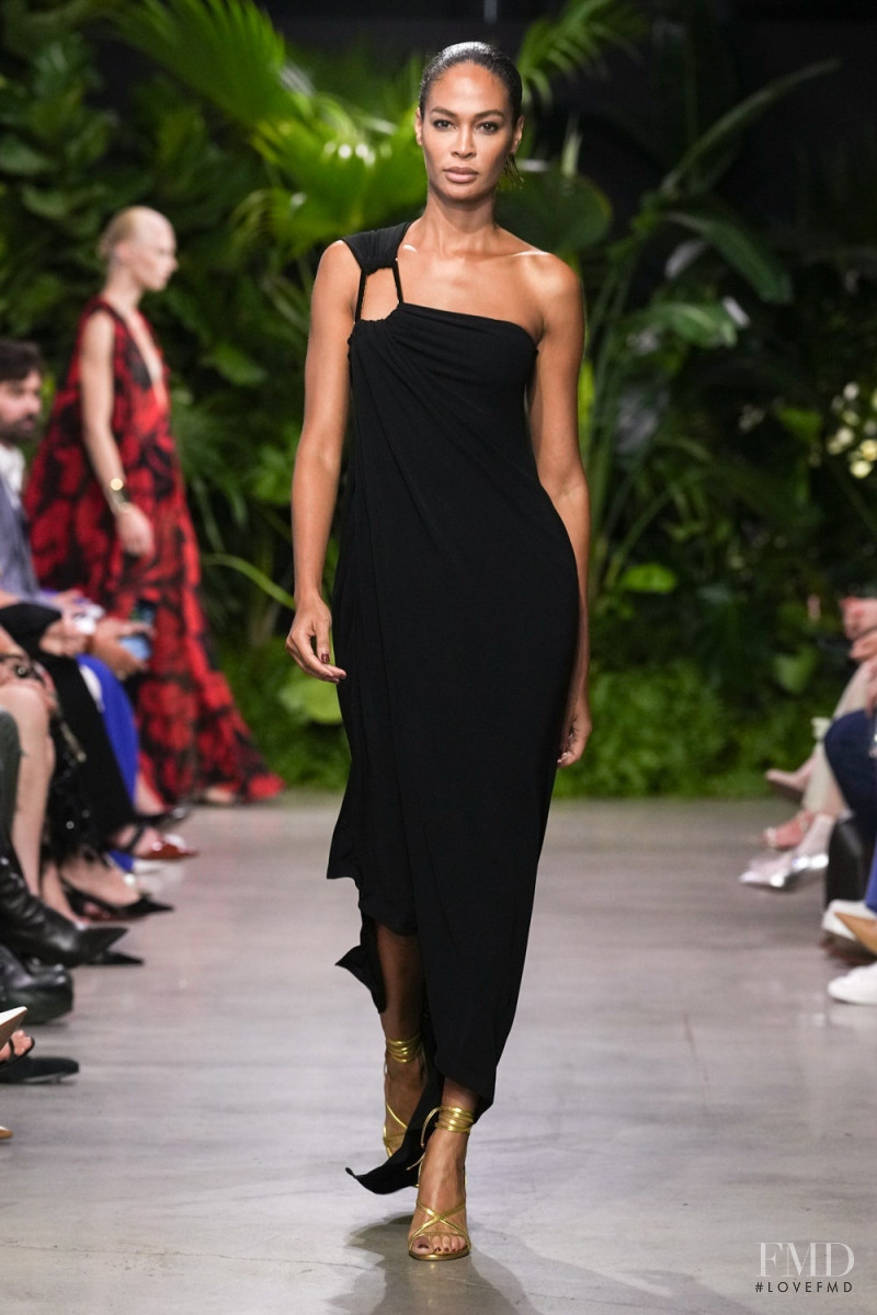 Joan Smalls featured in  the Michael Kors Collection fashion show for Spring/Summer 2023