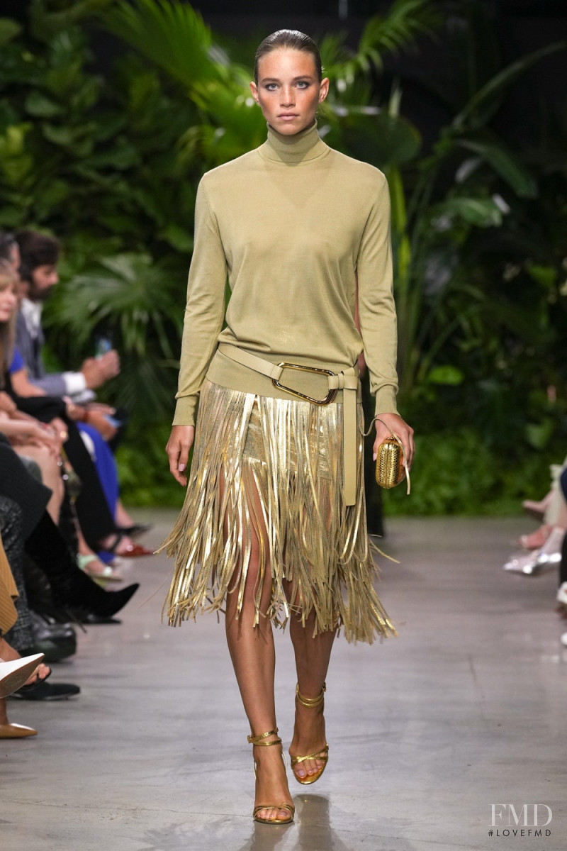Rebecca Leigh Longendyke featured in  the Michael Kors Collection fashion show for Spring/Summer 2023