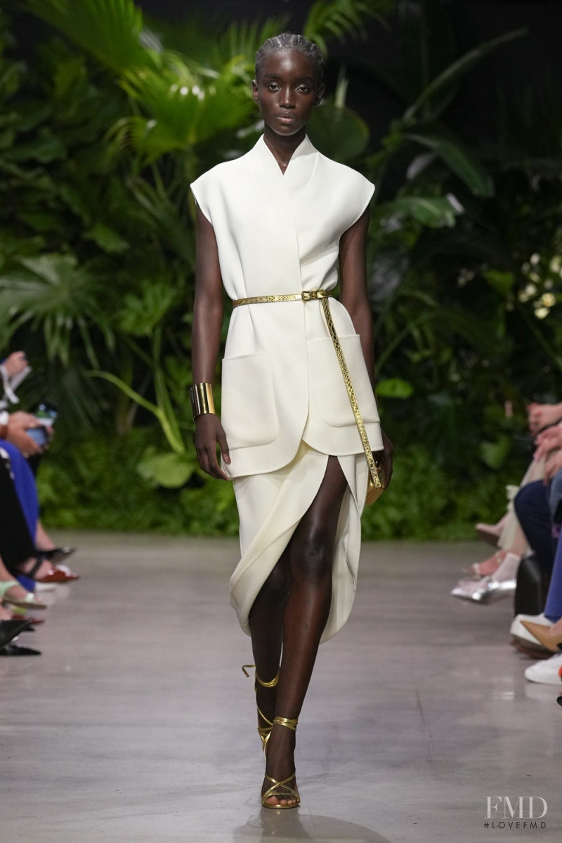 Maty Fall Diba featured in  the Michael Kors Collection fashion show for Spring/Summer 2023