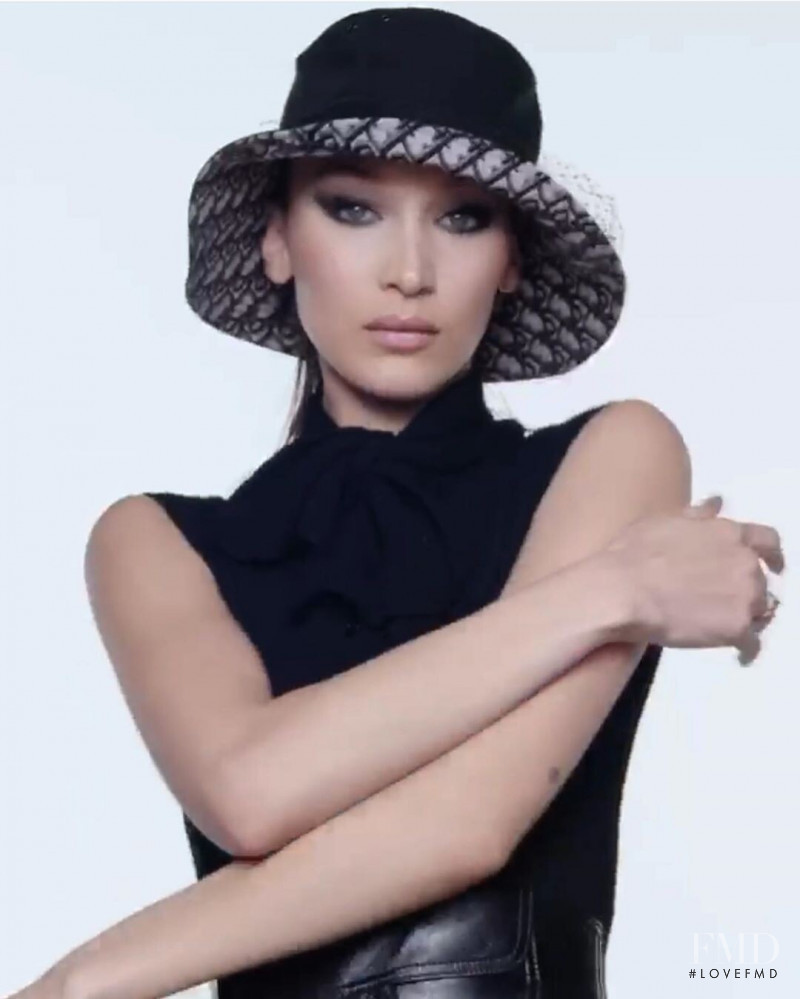 Bella Hadid featured in  the Dior Beauty advertisement for Autumn/Winter 2020