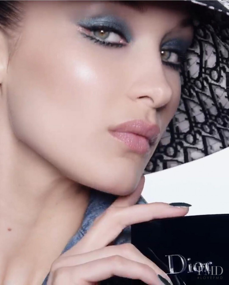 Bella Hadid featured in  the Dior Beauty advertisement for Autumn/Winter 2020