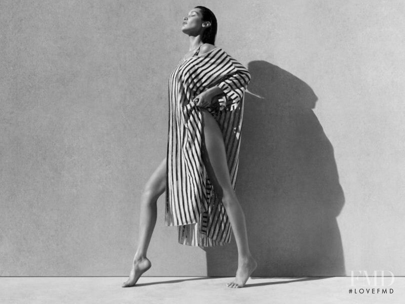 Bella Hadid featured in  the Calvin Klein Swimwear advertisement for Summer 2020