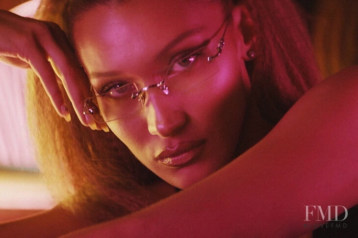 Bella Hadid featured in  the Chrome Hearts x Bella Hadid advertisement for Resort 2020
