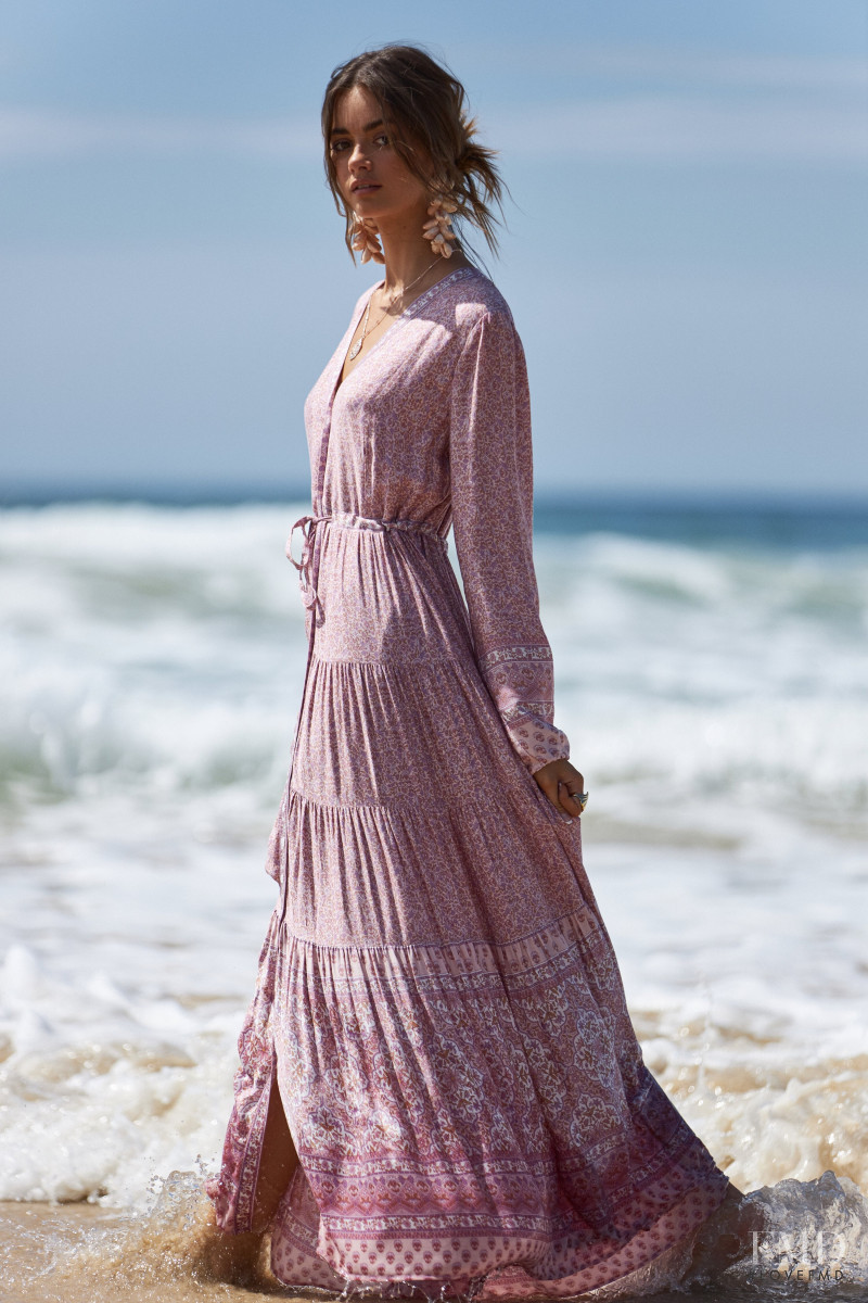 Cate Collins featured in  the Coven & Co advertisement for Spring/Summer 2021