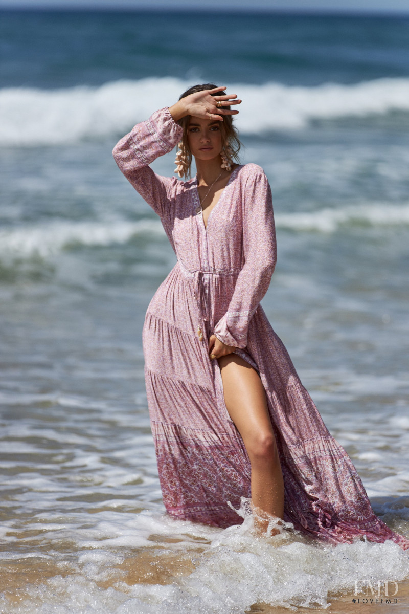 Cate Collins featured in  the Coven & Co advertisement for Spring/Summer 2021