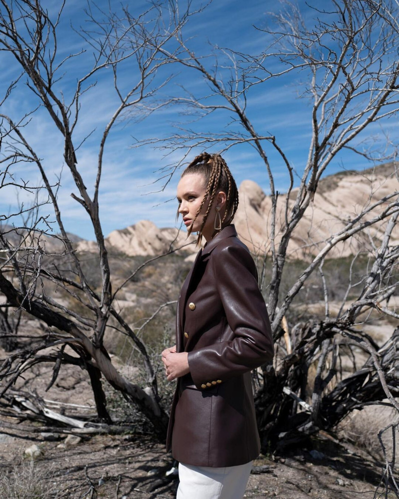 Josephine Skriver featured in  the As by DF advertisement for Autumn/Winter 2022