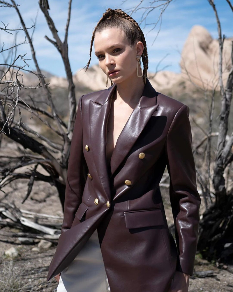 Josephine Skriver featured in  the As by DF advertisement for Autumn/Winter 2022