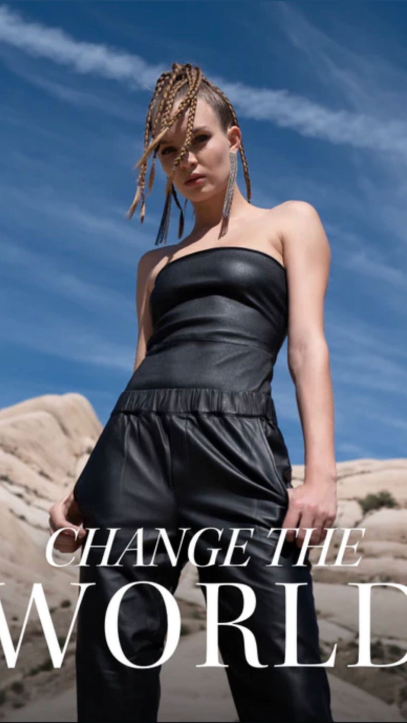 Josephine Skriver featured in  the As by DF advertisement for Autumn/Winter 2022