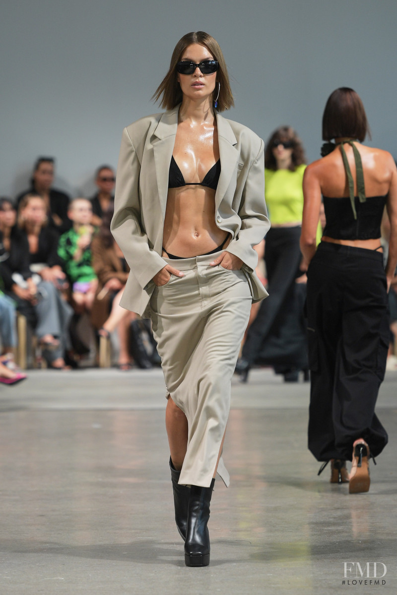 Josephine Skriver featured in  the Gestuz fashion show for Spring/Summer 2023