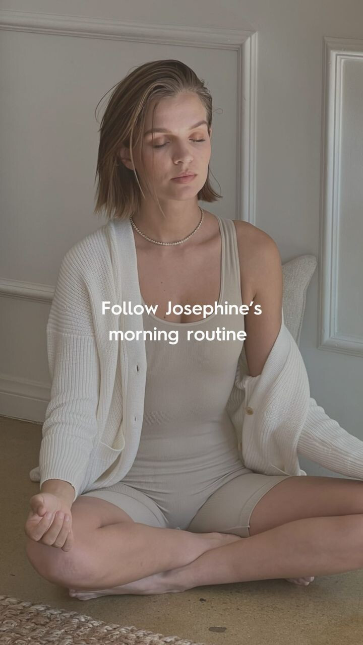 Josephine Skriver featured in  the JoJa catalogue for Pre-Fall 2022