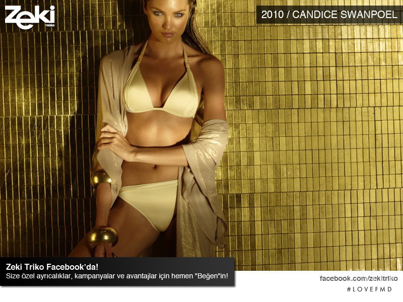 Candice Swanepoel featured in  the Zeki Triko lookbook for Spring/Summer 2010