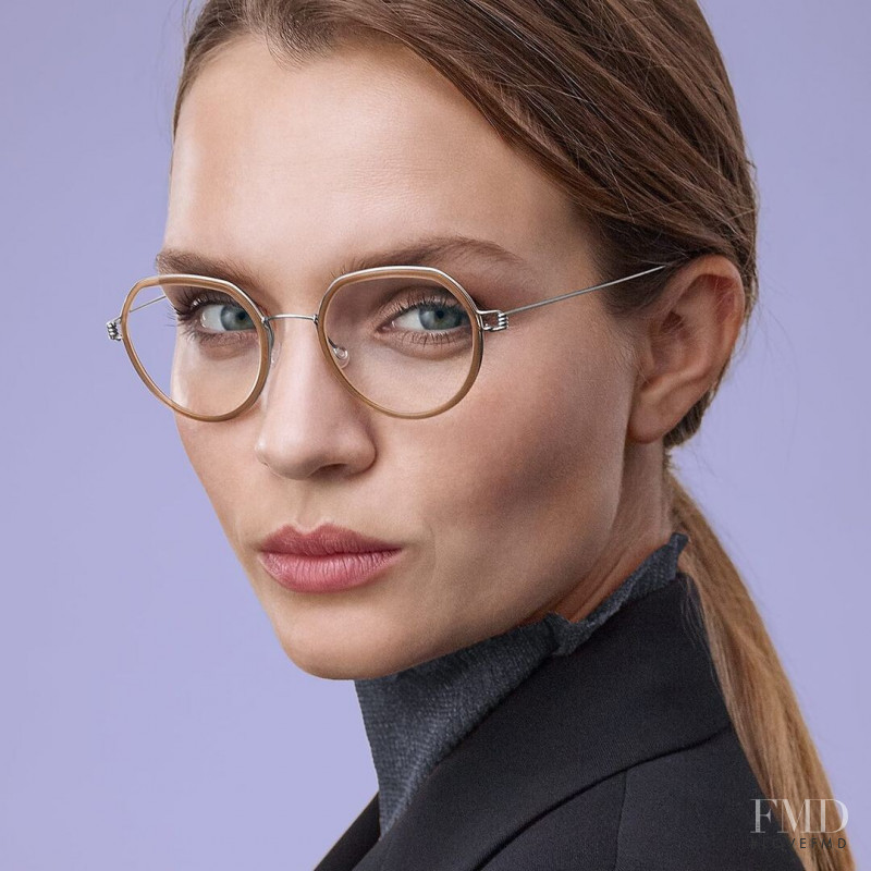 Josephine Skriver featured in  the Lindberg Eyewear advertisement for Spring/Summer 2022