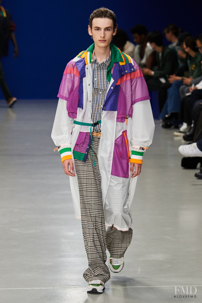 Milo Laudenbach featured in  the Kolor fashion show for Spring/Summer 2023