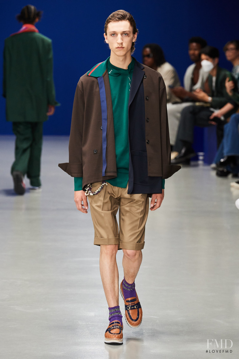 Saul Symon featured in  the Kolor fashion show for Spring/Summer 2023