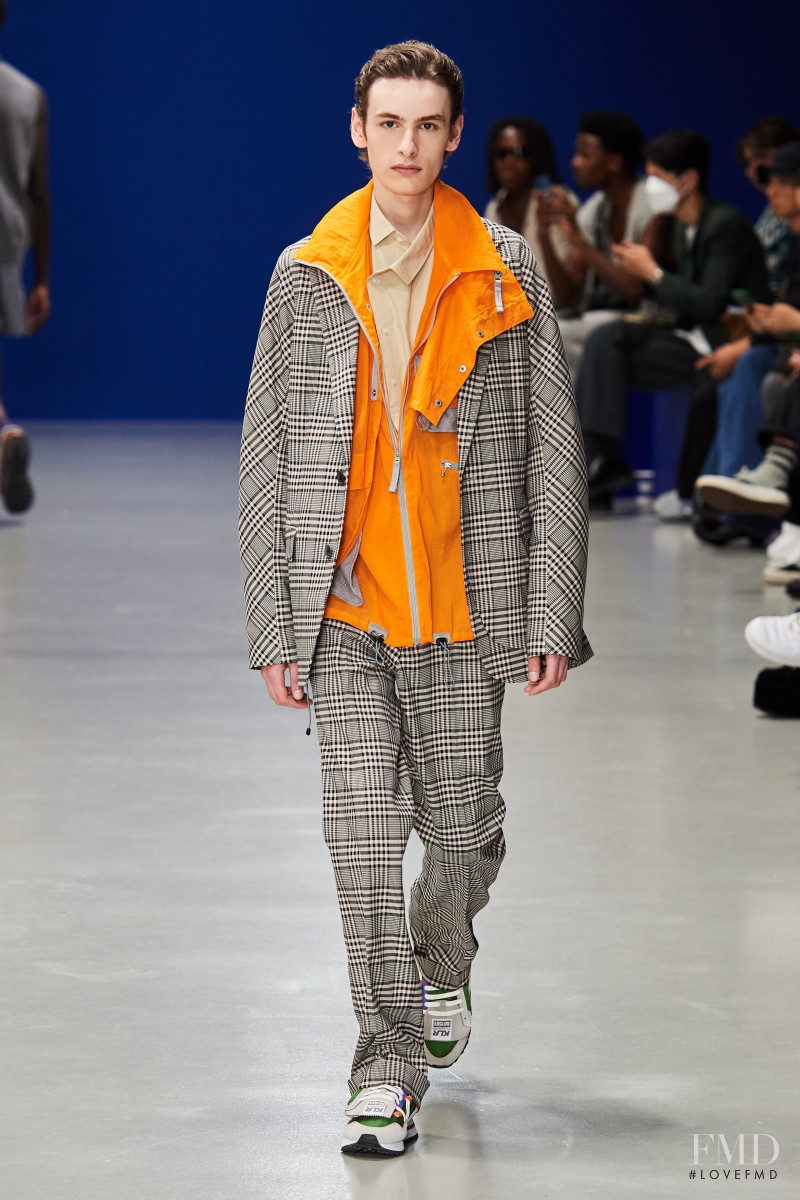 Milo Laudenbach featured in  the Kolor fashion show for Spring/Summer 2023