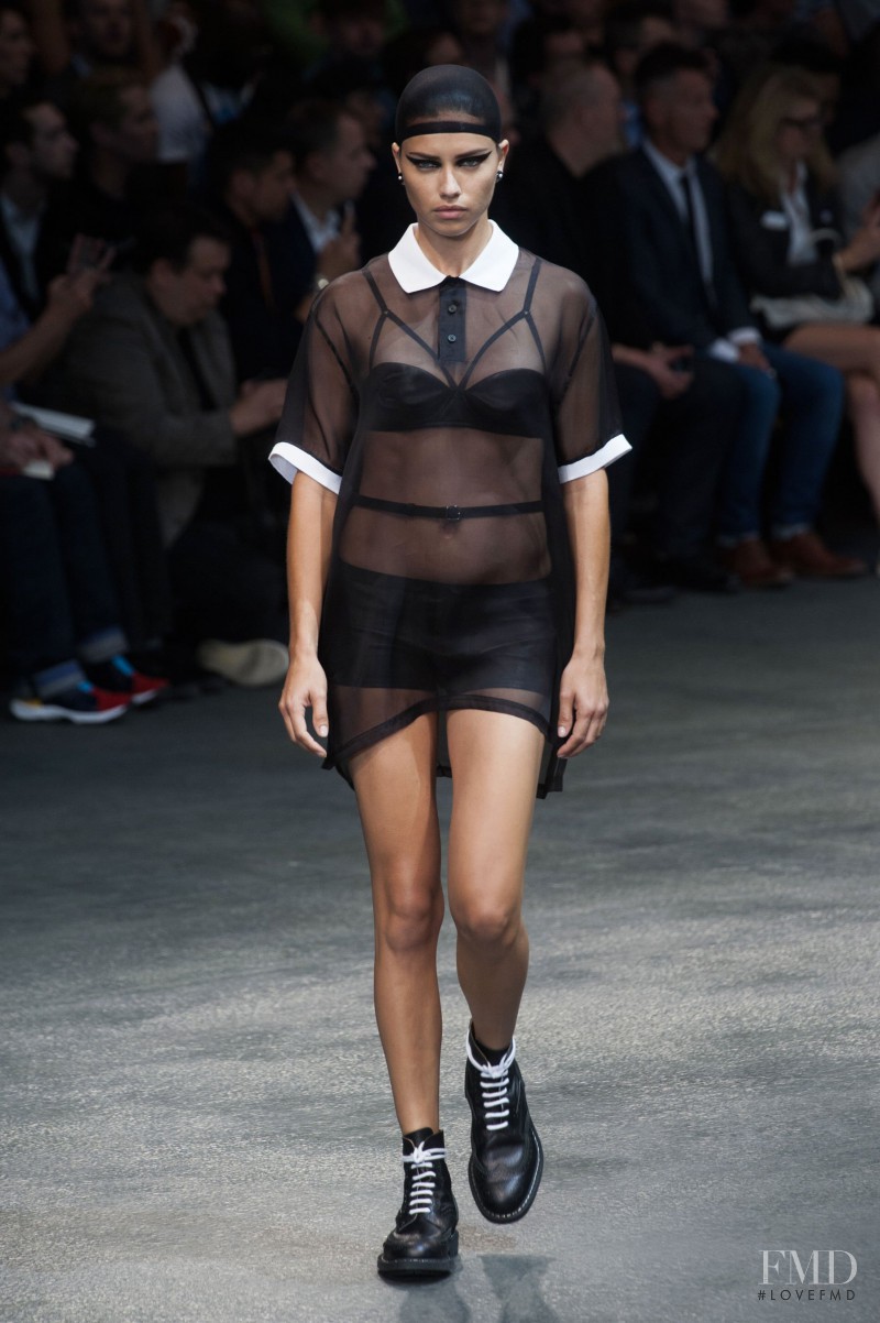 Adriana Lima featured in  the Givenchy fashion show for Spring/Summer 2015