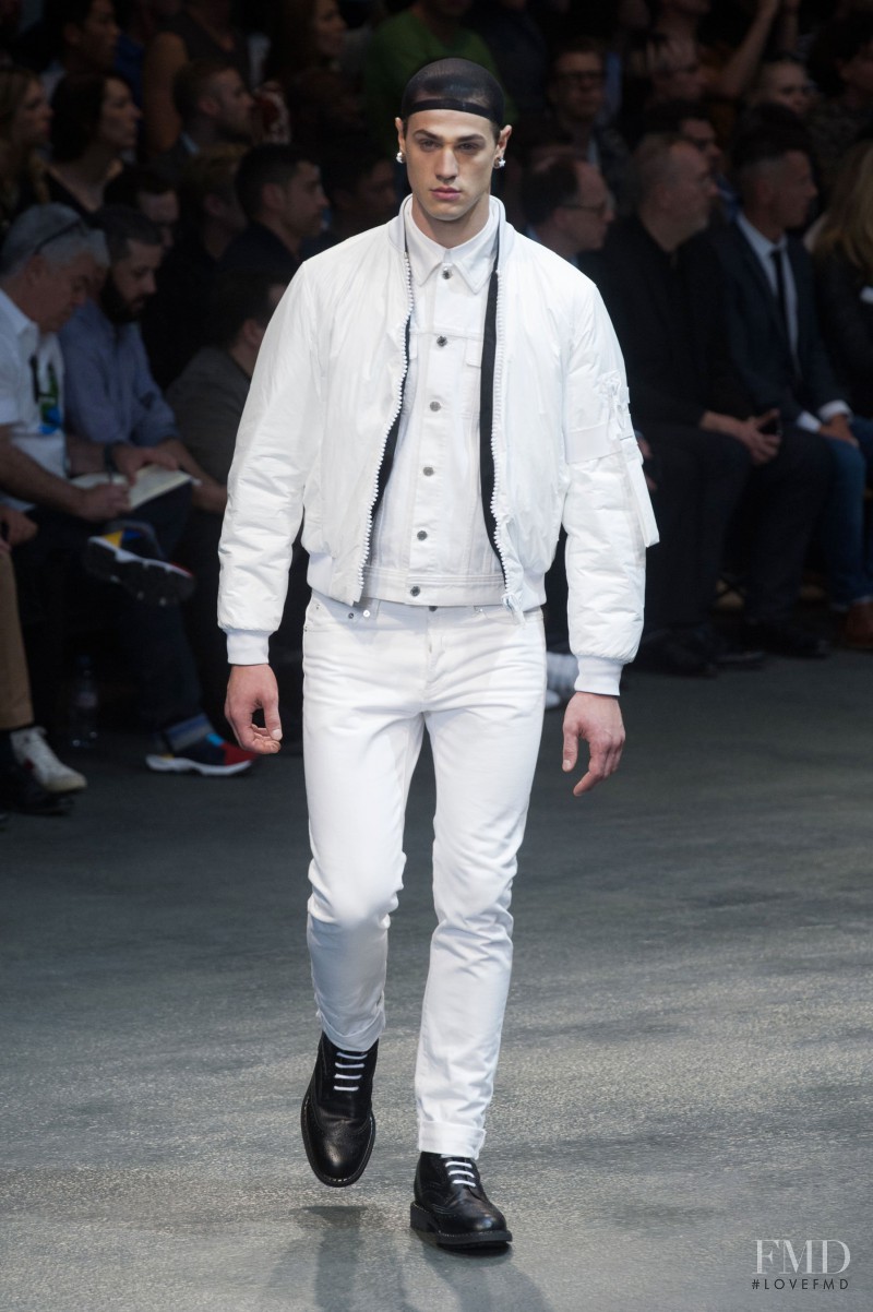 Andy Walters featured in  the Givenchy fashion show for Spring/Summer 2015