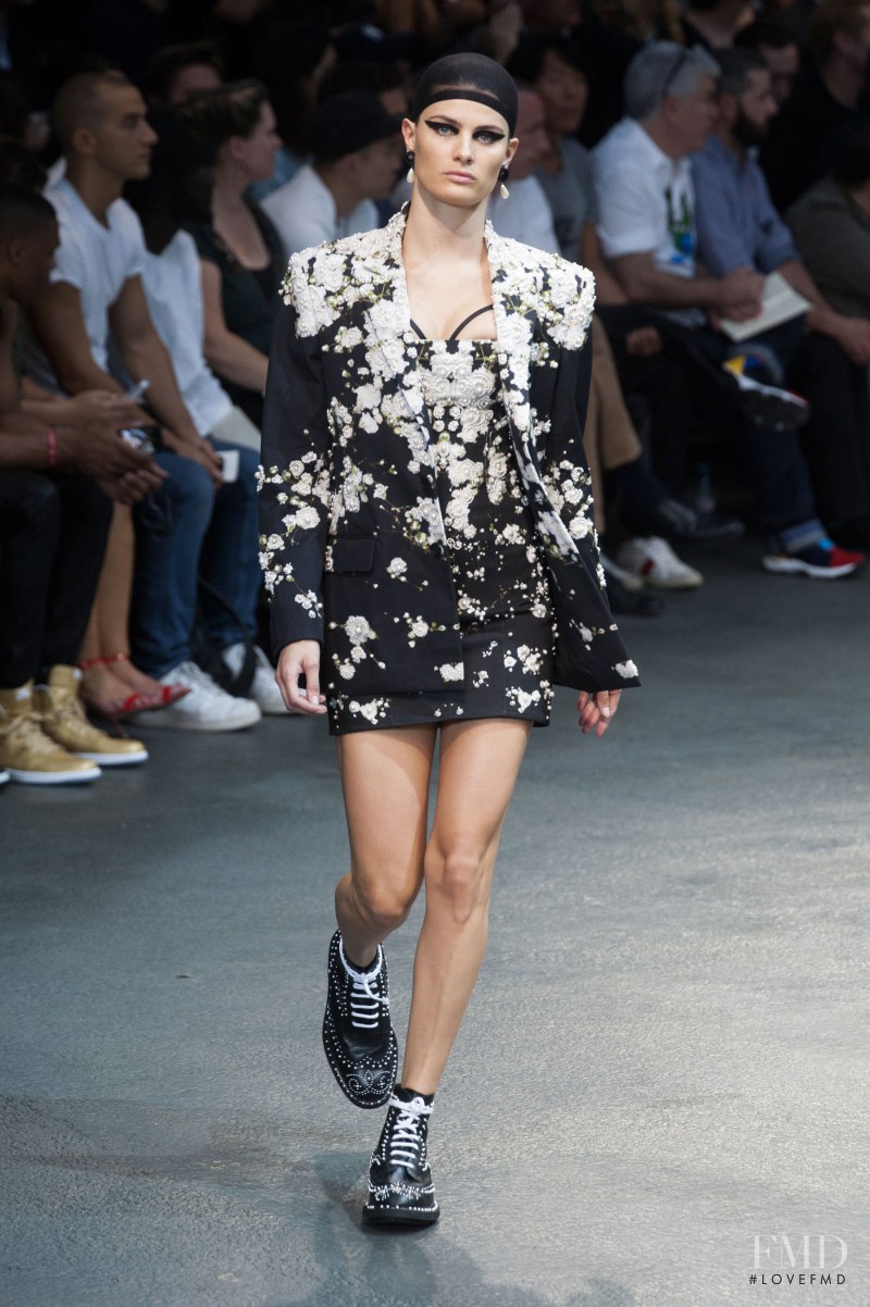 Isabeli Fontana featured in  the Givenchy fashion show for Spring/Summer 2015