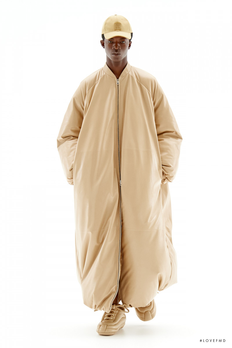 Feranmi Ajetomobi featured in  the Loewe fashion show for Spring/Summer 2023