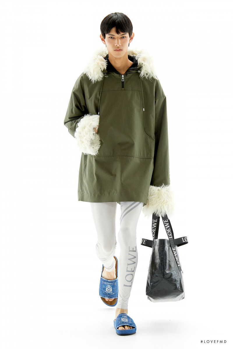 Daiki Koga featured in  the Loewe fashion show for Spring/Summer 2023