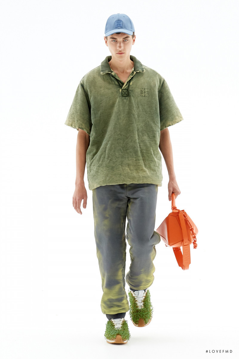 Viktor Krohm featured in  the Loewe fashion show for Spring/Summer 2023