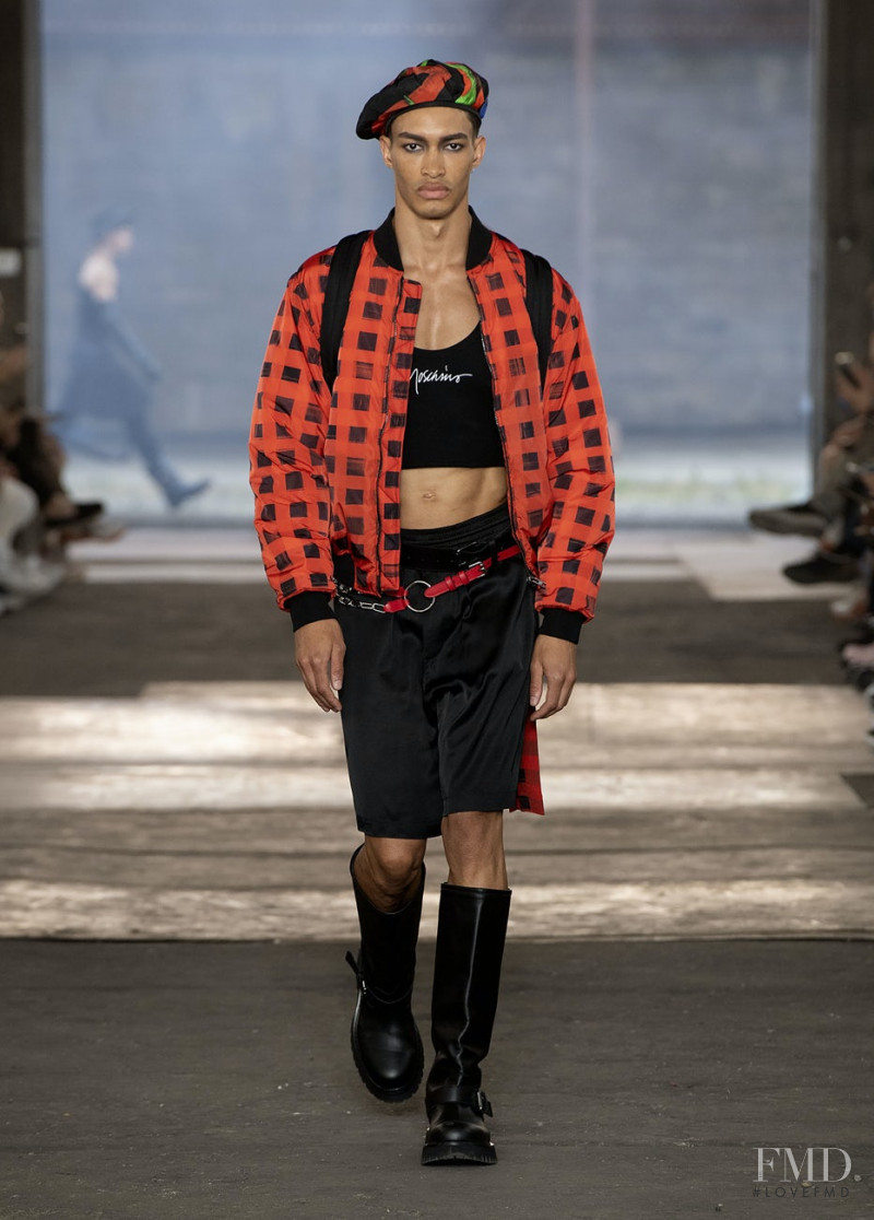 Raphael Balzer featured in  the Moschino fashion show for Spring/Summer 2023