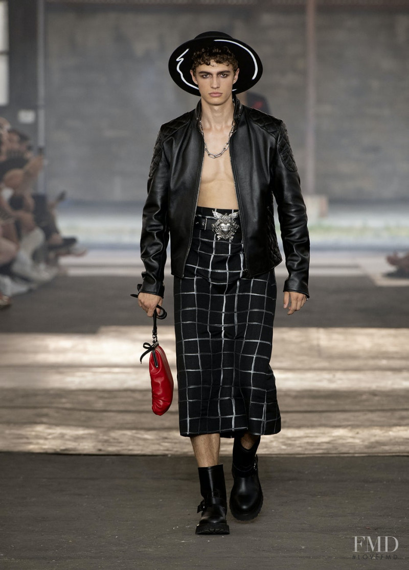 Ondrej Mokos featured in  the Moschino fashion show for Spring/Summer 2023