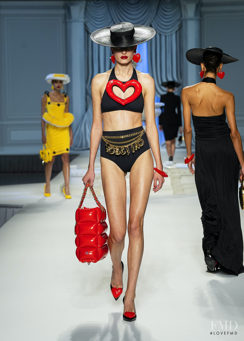 Felice Noordhoff featured in  the Moschino fashion show for Spring/Summer 2023