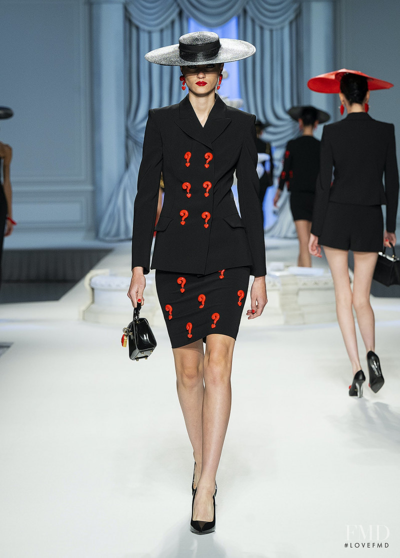 Tanya Churbanova featured in  the Moschino fashion show for Spring/Summer 2023