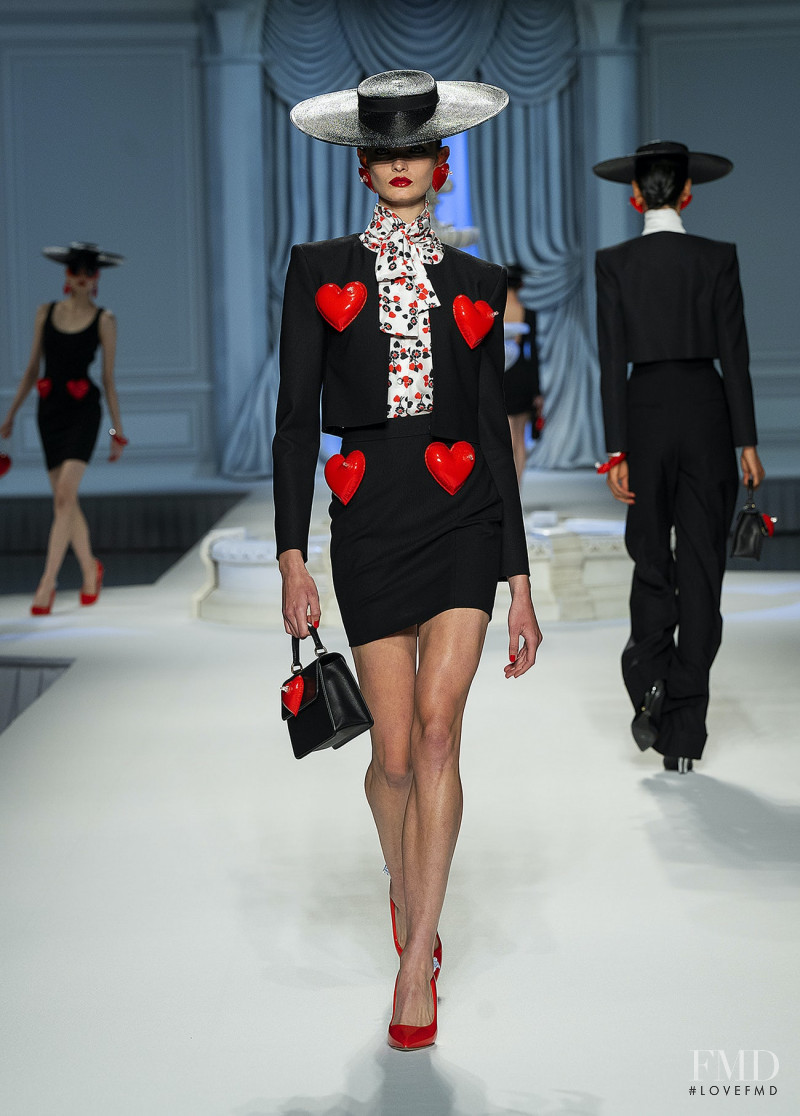 Lulu Tenney featured in  the Moschino fashion show for Spring/Summer 2023