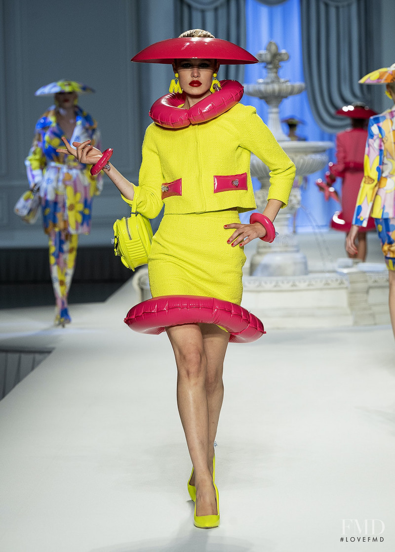 Livia Walters featured in  the Moschino fashion show for Spring/Summer 2023