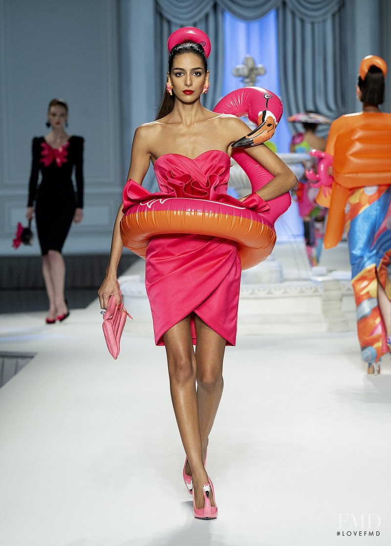 Nora Attal featured in  the Moschino fashion show for Spring/Summer 2023
