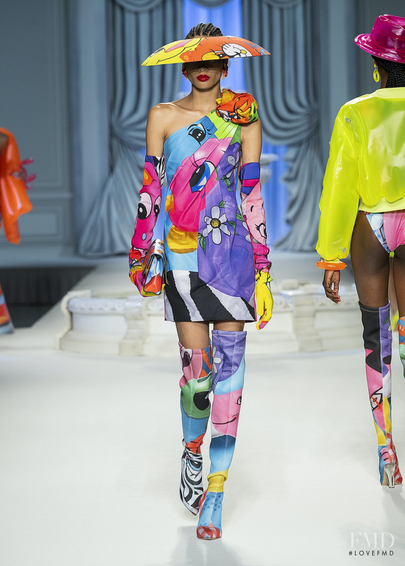 Lina Cruz featured in  the Moschino fashion show for Spring/Summer 2023