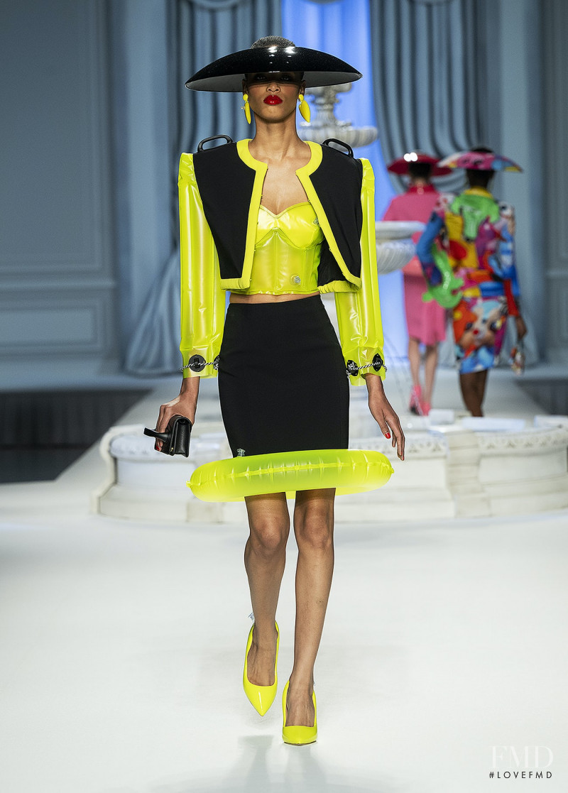 Janaye Furman featured in  the Moschino fashion show for Spring/Summer 2023