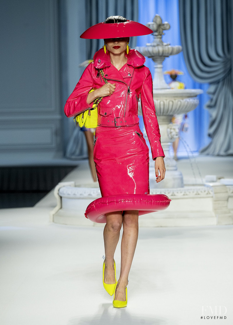 Lottie Aaron featured in  the Moschino fashion show for Spring/Summer 2023