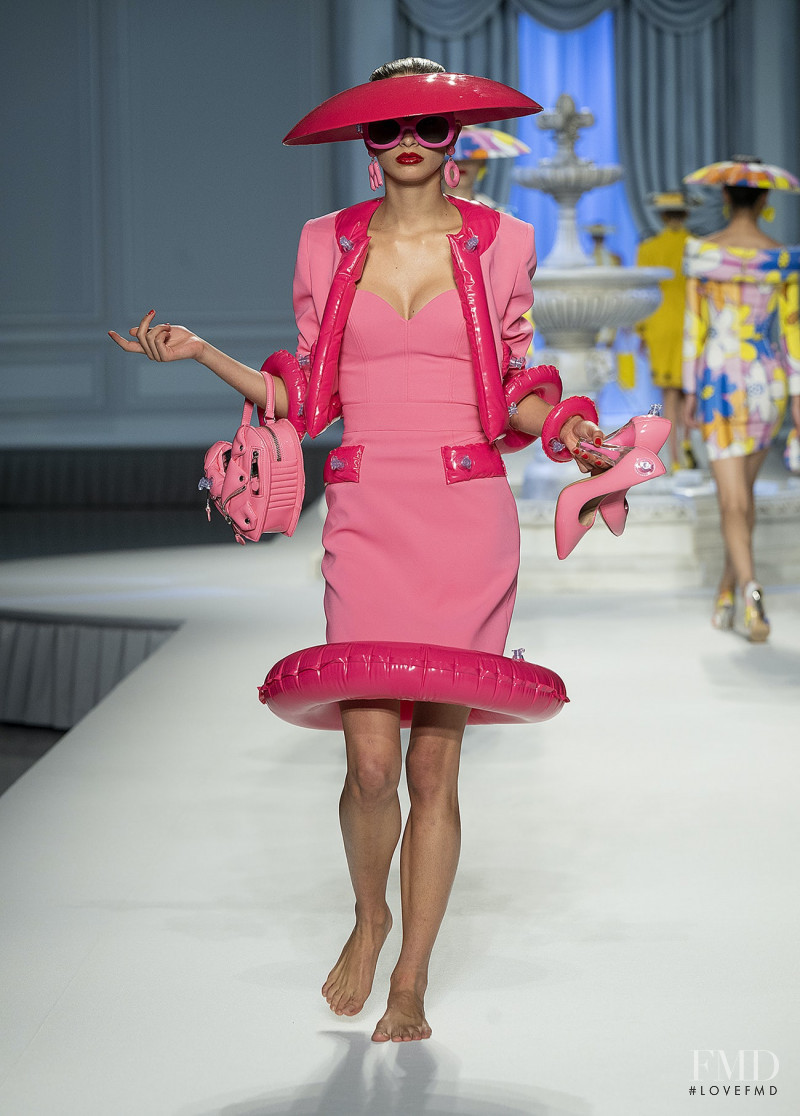 Rolf Schrader featured in  the Moschino fashion show for Spring/Summer 2023