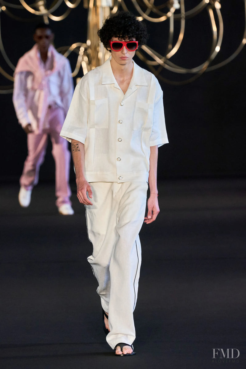 Rubens Guez featured in  the Rhude fashion show for Spring/Summer 2023