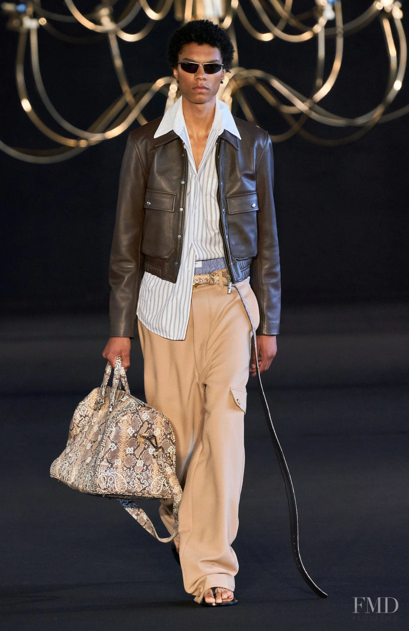 Bodien Kagenaar featured in  the Rhude fashion show for Spring/Summer 2023