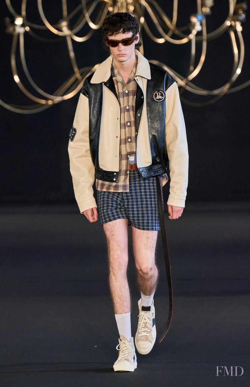 Paolo Grebic featured in  the Rhude fashion show for Spring/Summer 2023