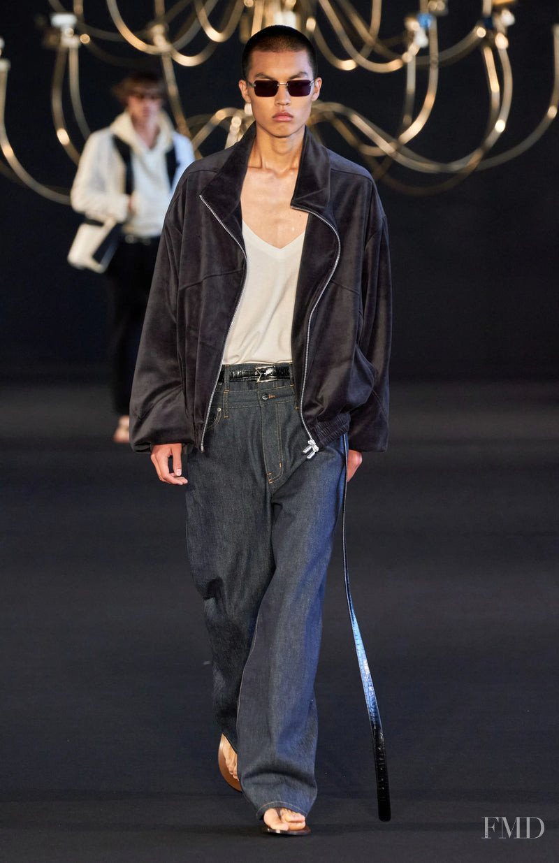 Kim Dongha featured in  the Rhude fashion show for Spring/Summer 2023