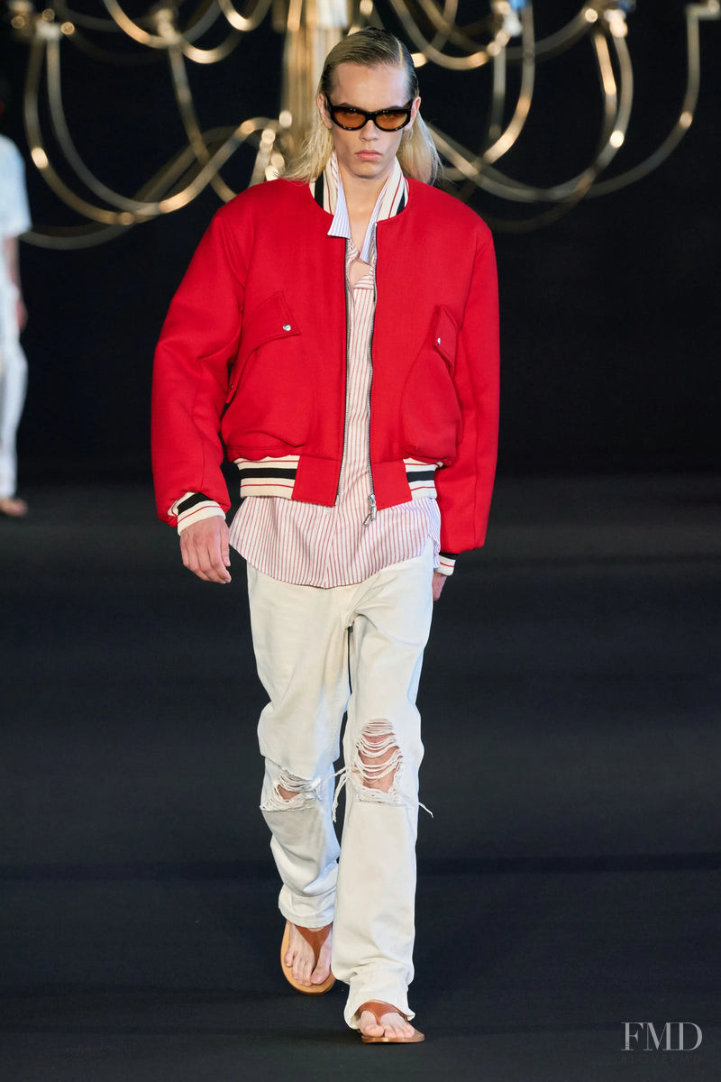 Ilias Loopmans featured in  the Rhude fashion show for Spring/Summer 2023