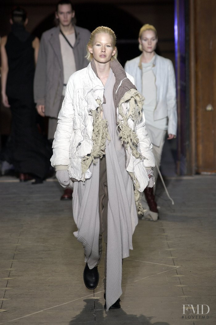 Rick Owens Trucker fashion show for Autumn/Winter 2003