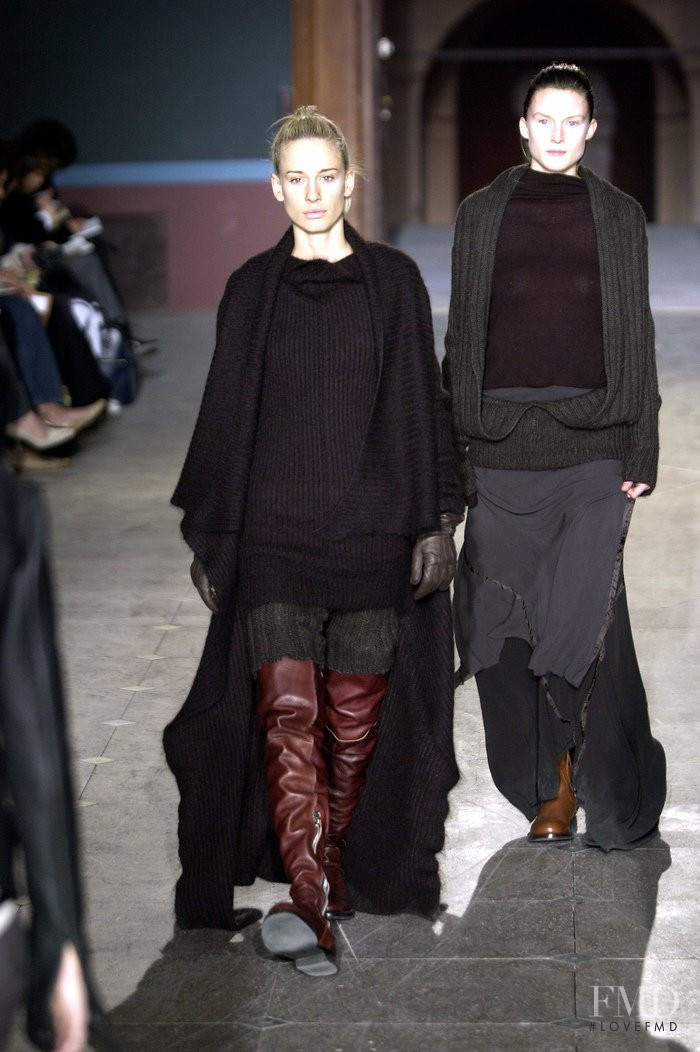 Rick Owens Trucker fashion show for Autumn/Winter 2003