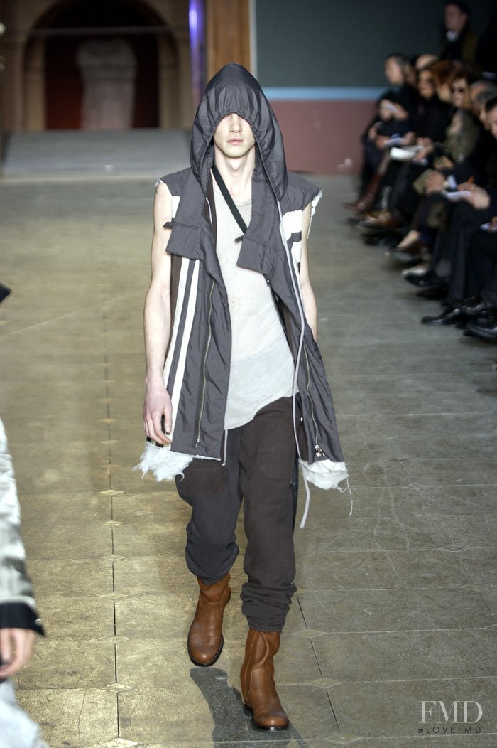 Rick Owens Trucker fashion show for Autumn/Winter 2003