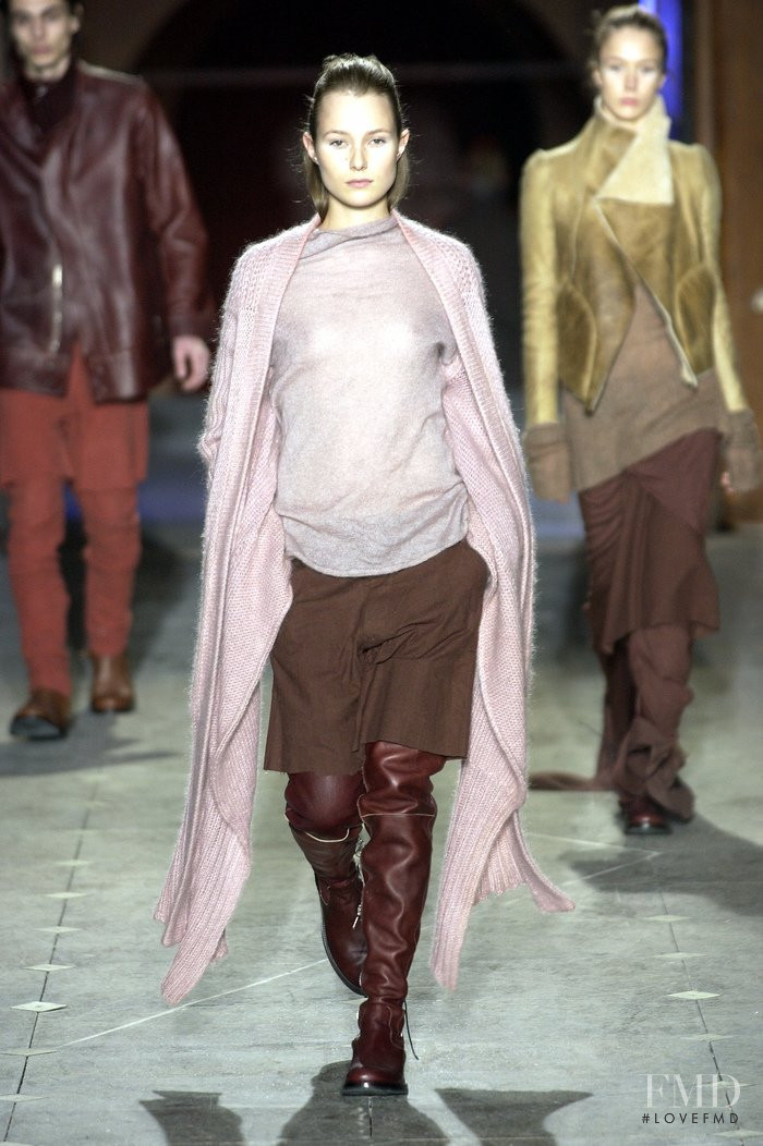 Rick Owens Trucker fashion show for Autumn/Winter 2003