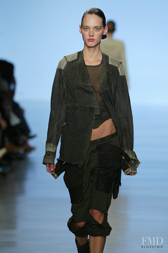 Rick Owens Citroen fashion show for Spring/Summer 2004