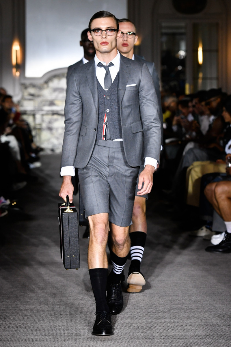 Joao Knorr featured in  the Thom Browne fashion show for Spring/Summer 2023