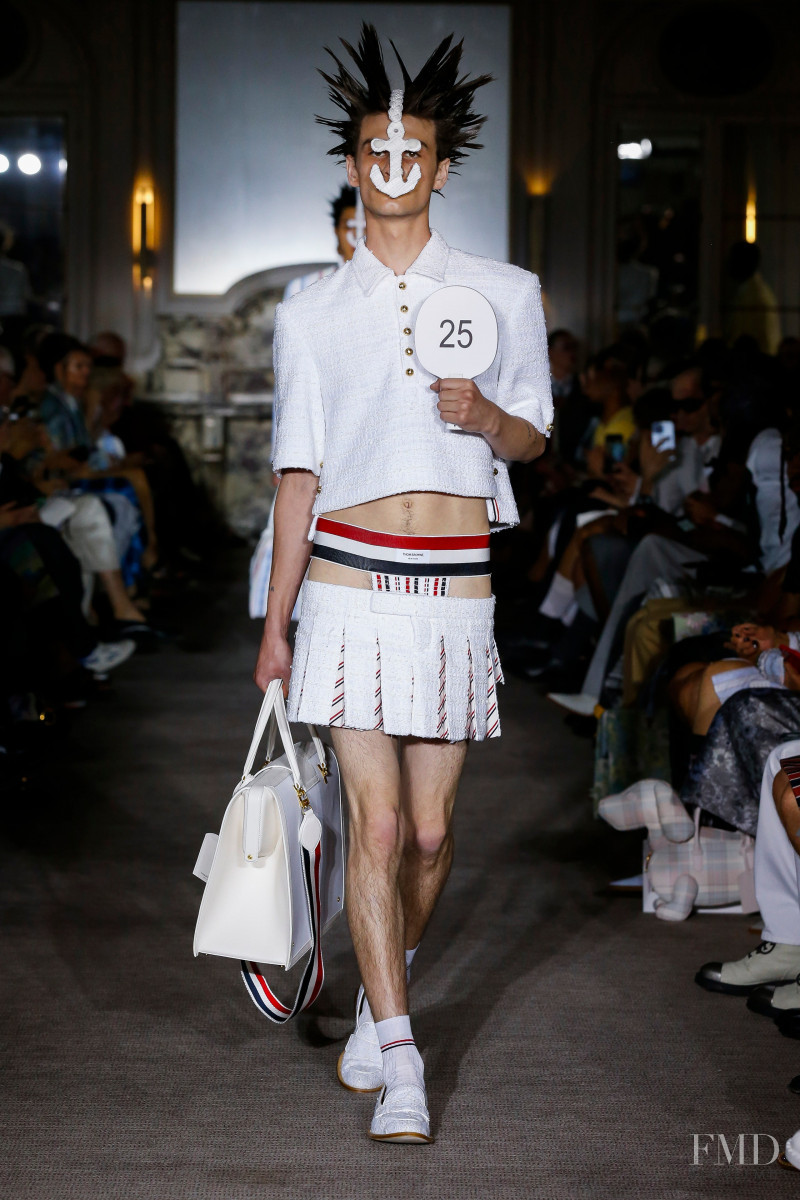 Audi Bizar featured in  the Thom Browne fashion show for Spring/Summer 2023