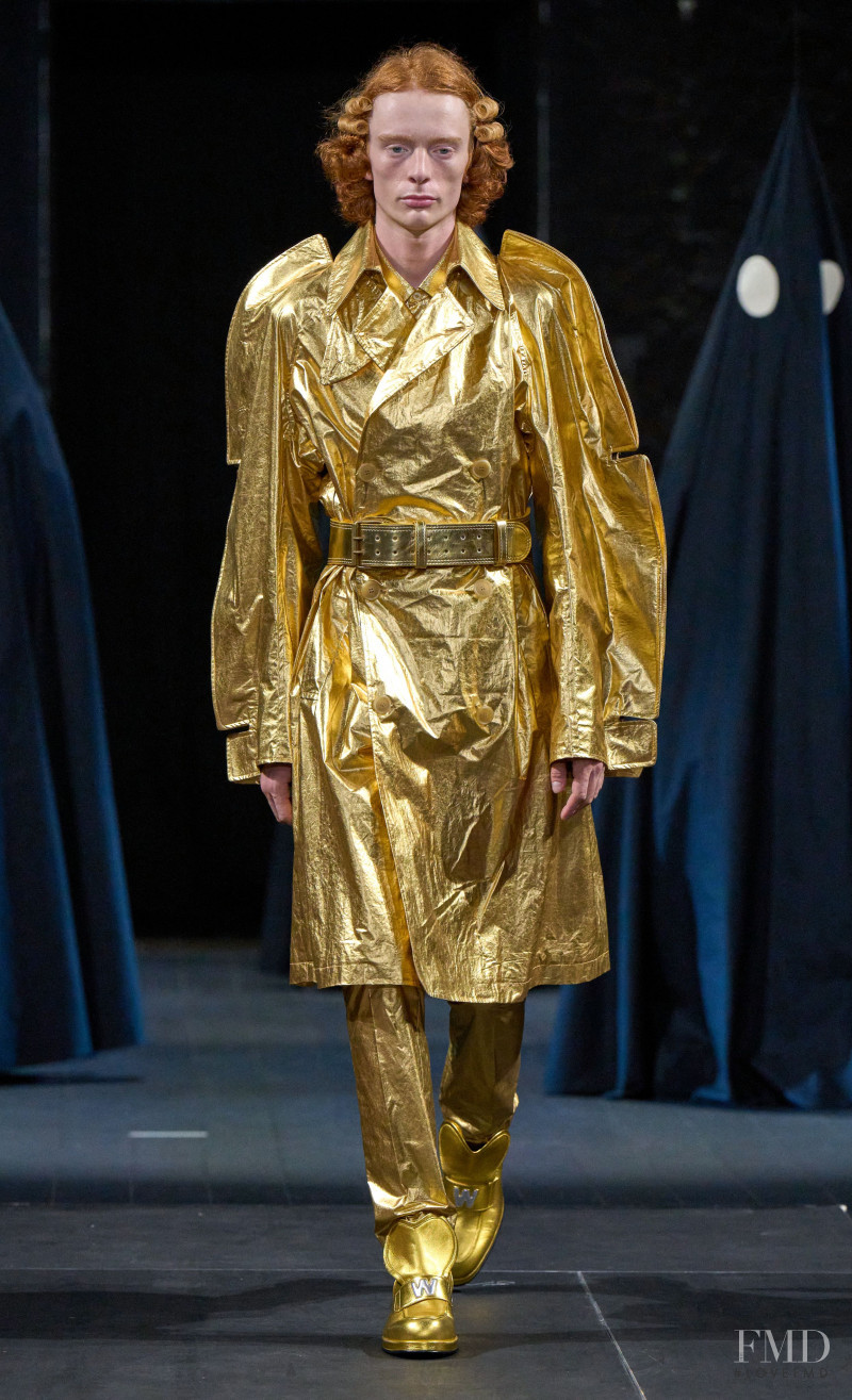 Mason Marchetti featured in  the Walter Van Beirendonck fashion show for Spring/Summer 2023