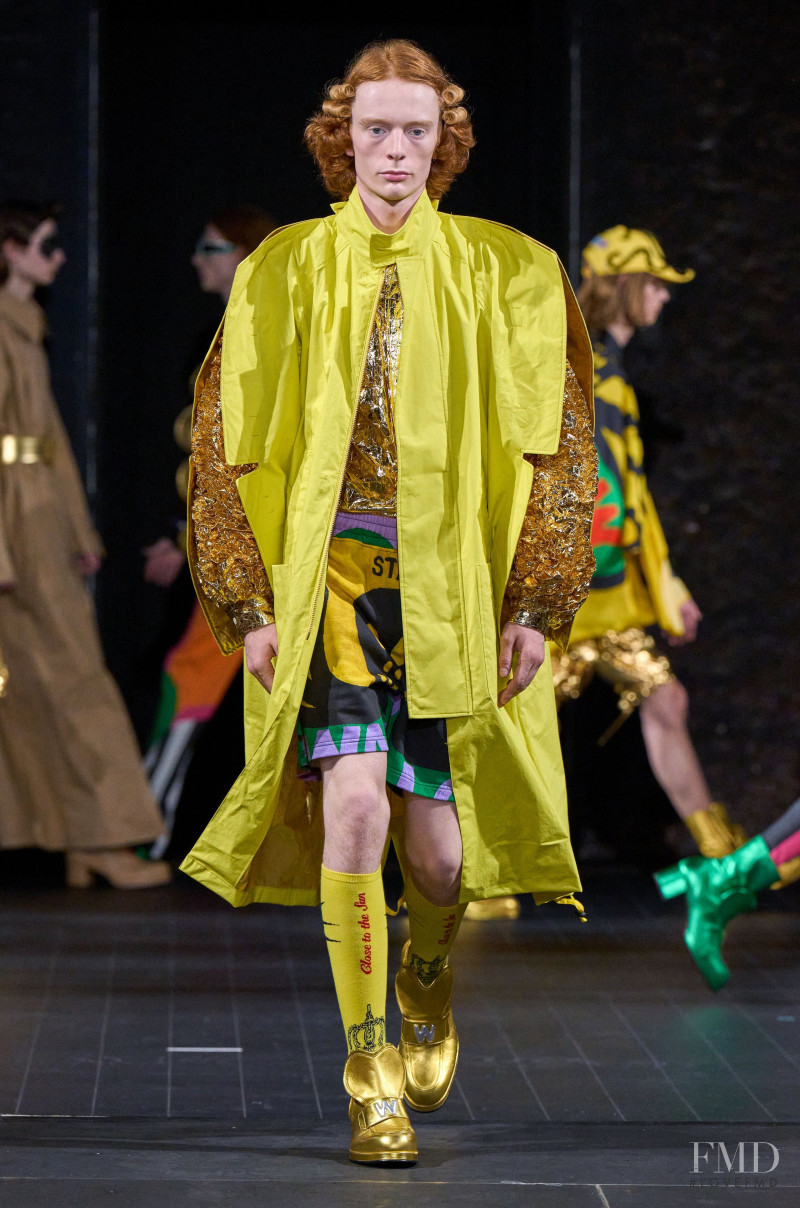 Mason Marchetti featured in  the Walter Van Beirendonck fashion show for Spring/Summer 2023